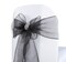 10pcs Organza Chair Sashes Tulle Chair Bows Tie Ribbon for Wedding Birthday Party Ceremony Special Events Banquet Venue Hotel Decoration